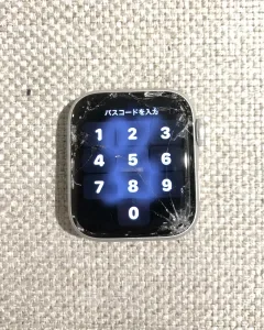 Apple Watch SE GPS & Cellular 44mm 画面割れ修理 — 修理の様子