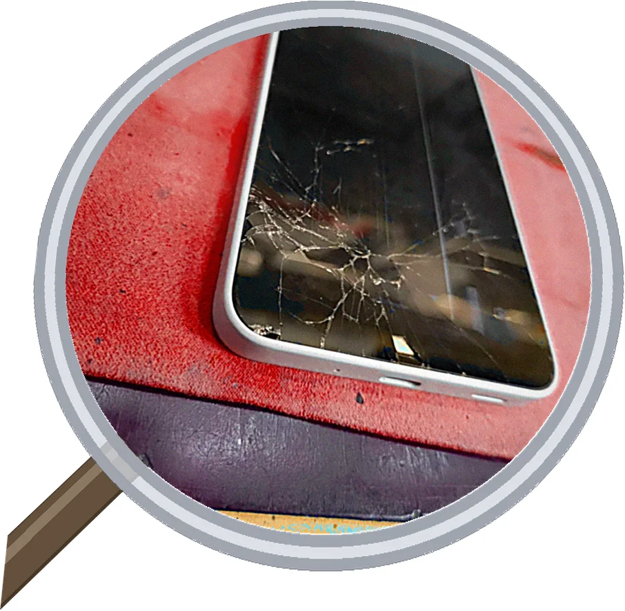 AQUOS wish4 ガラス液晶割れ画面交換修理【即日対応】 — 修理の様子