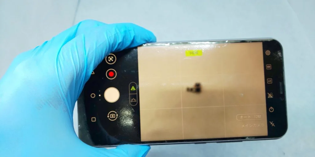 ROG Phone 6D カメラ修理 — 修理の様子