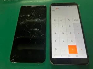 ZenFone 6 ZS630KL 液晶修理 — 修理の様子