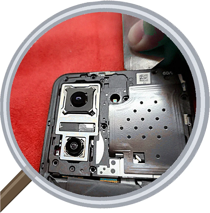 【即日対応】Zenfone 9 液晶不良修理 -大阪- — 修理の様子