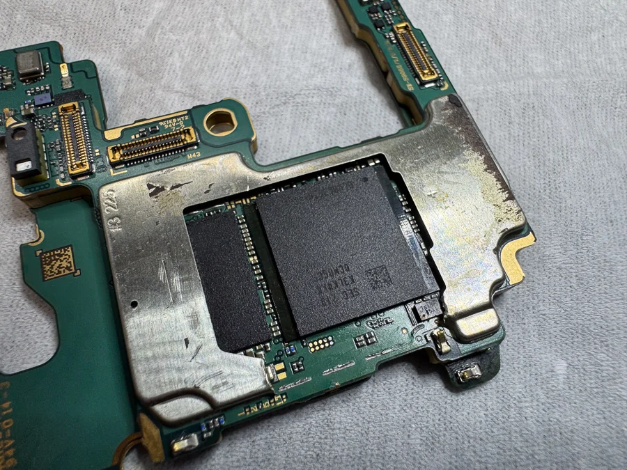 Galaxy Note4 システム修復 — 修理の様子