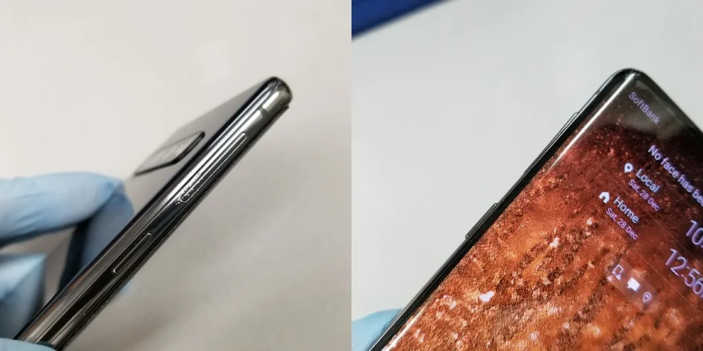 Galaxy S22 Ultra ボタン修理 — 修理の様子