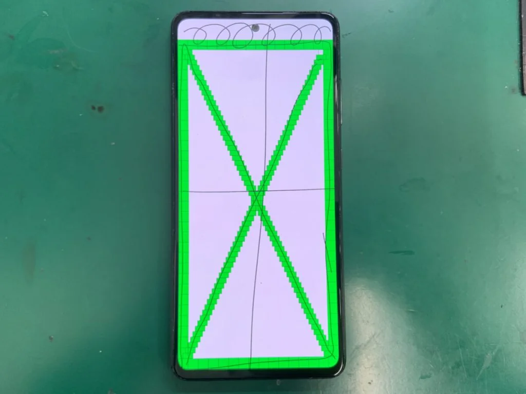 Galaxy A41(日本版) 液晶修理 — 修理の様子