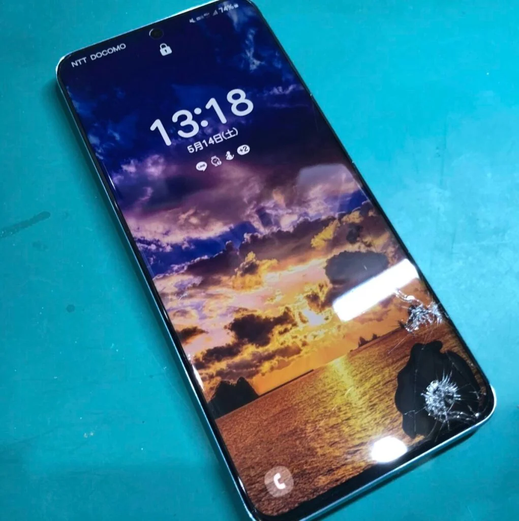 Galaxy Note5 液晶修理 — 修理の様子