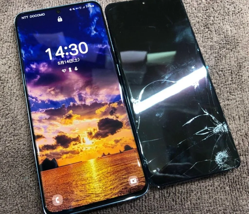 Galaxy S20 5G 画面割れ修理 — 修理の様子