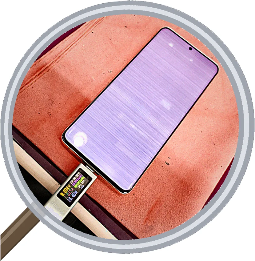 Galaxy S20+ 画面が真っ白になってしまった【即日画面修理】- 大阪 — 修理の様子