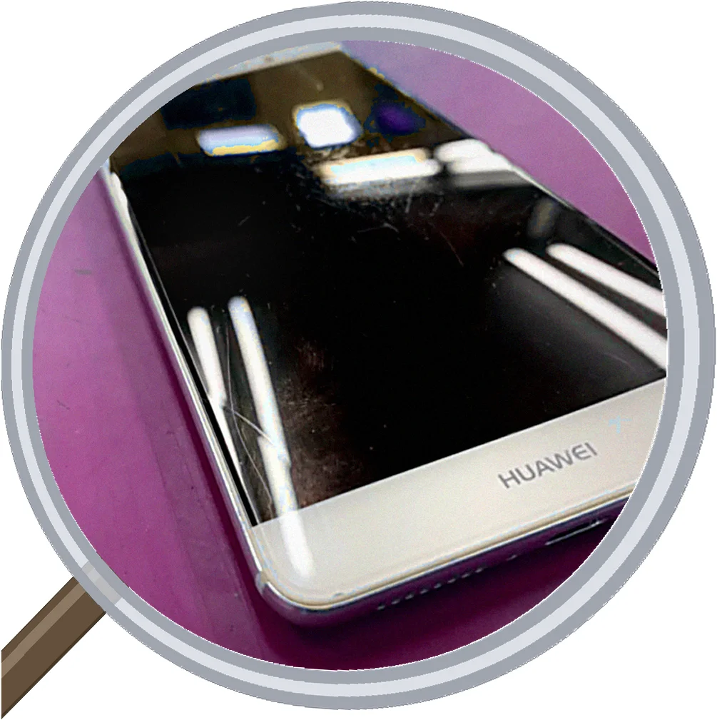 HUAWEI Mate 9のバッテリー膨張で画面が浮き上がる！ — 修理の様子