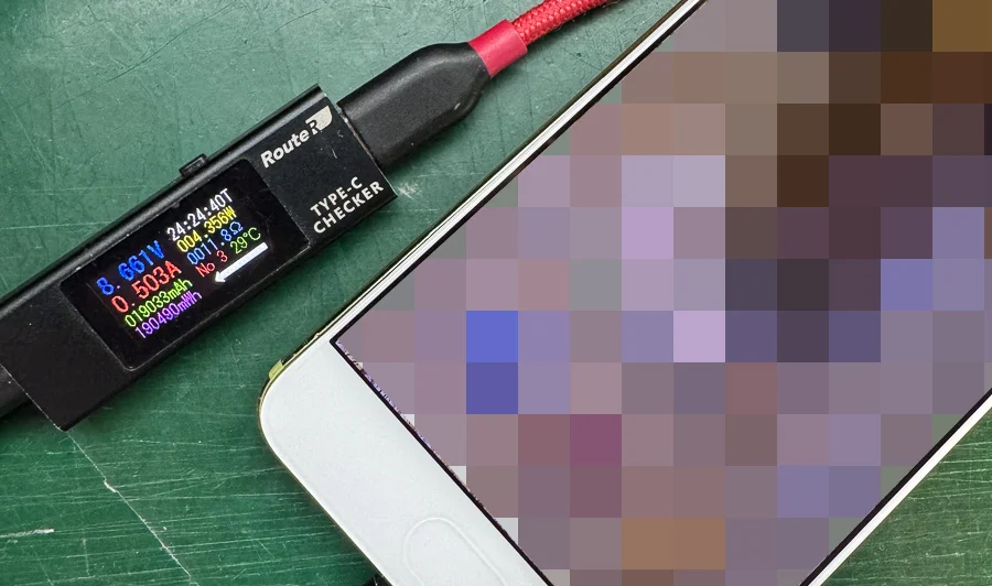 HUAWEI P40 lite 5G マザーボード修理・IC 基板修理 — 修理の様子