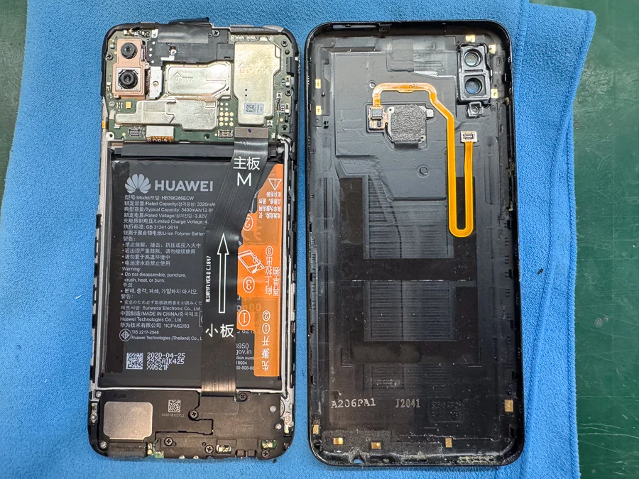 HUAWEI nova 通信修理 — 修理の様子