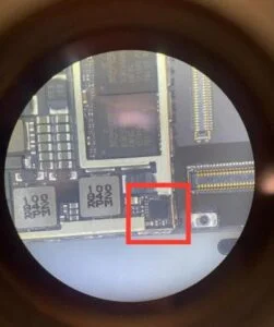 iPad Air 3 2019 基板修理 — 修理の様子