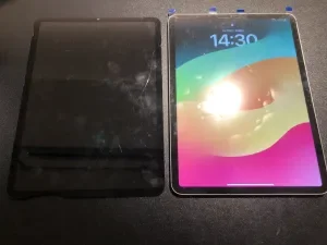 iPad Air 5 液晶修理 — 修理の様子