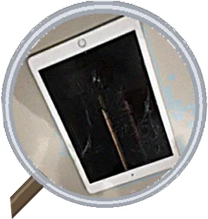 iPad 6 screen-crack 修理事例