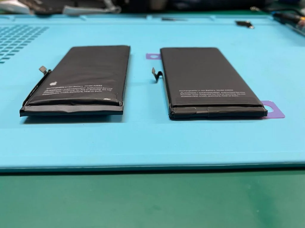 iPhone 6s バッテリー交換 — 修理の様子