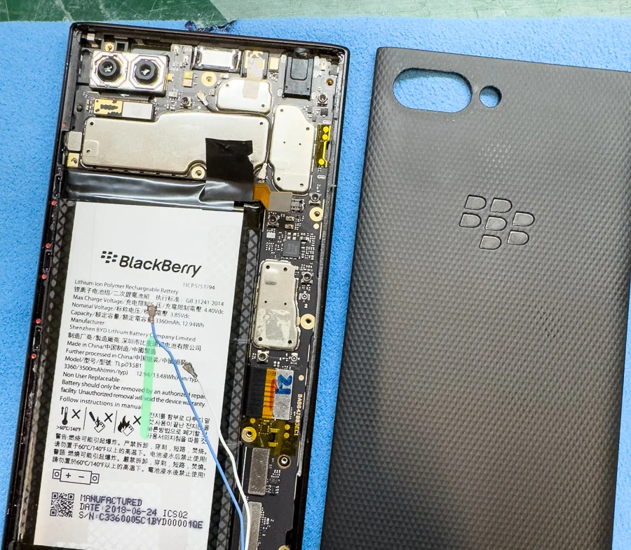 ZTE Libero 3 システム修復 — 修理の様子