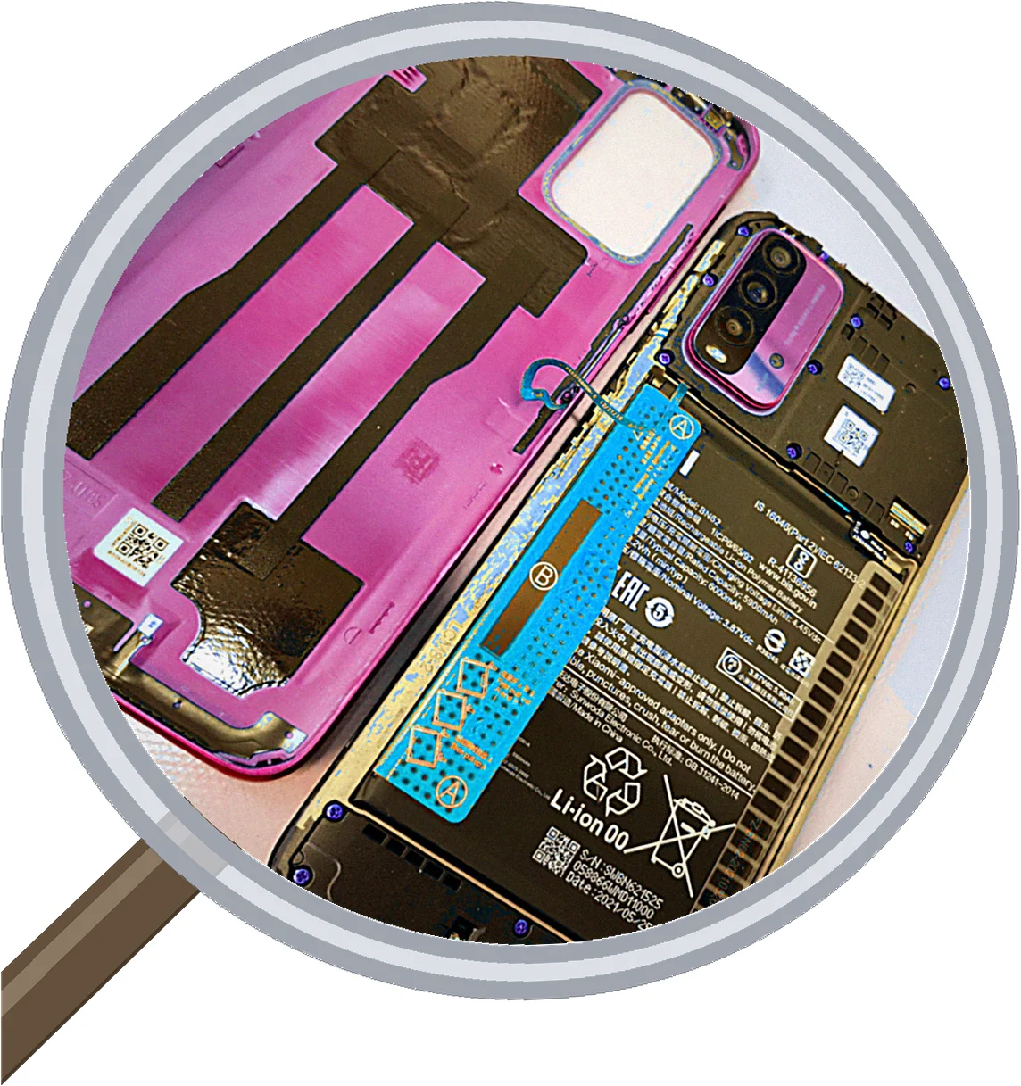 Xiaomi Redmi 9Tが突然起動しなくなった…基板修理で完全復活！ — 修理の様子