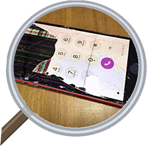 iPhone 11 Pro screen-crack 修理事例