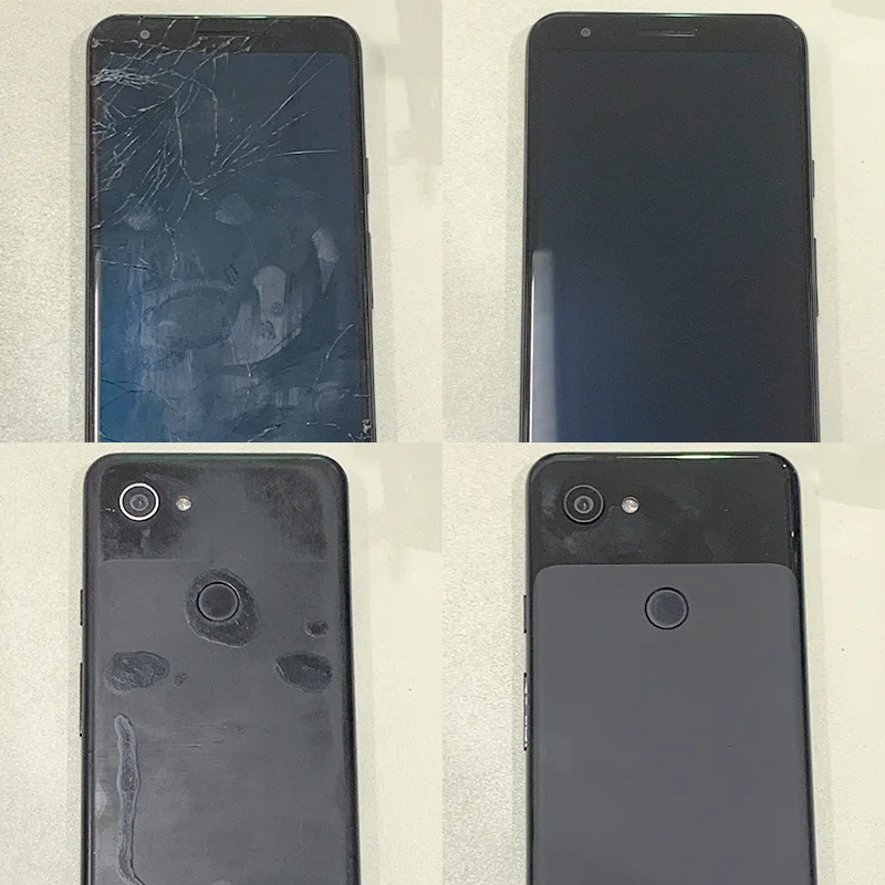 Google Pixel 3 背面パネル修理 — 修理の様子