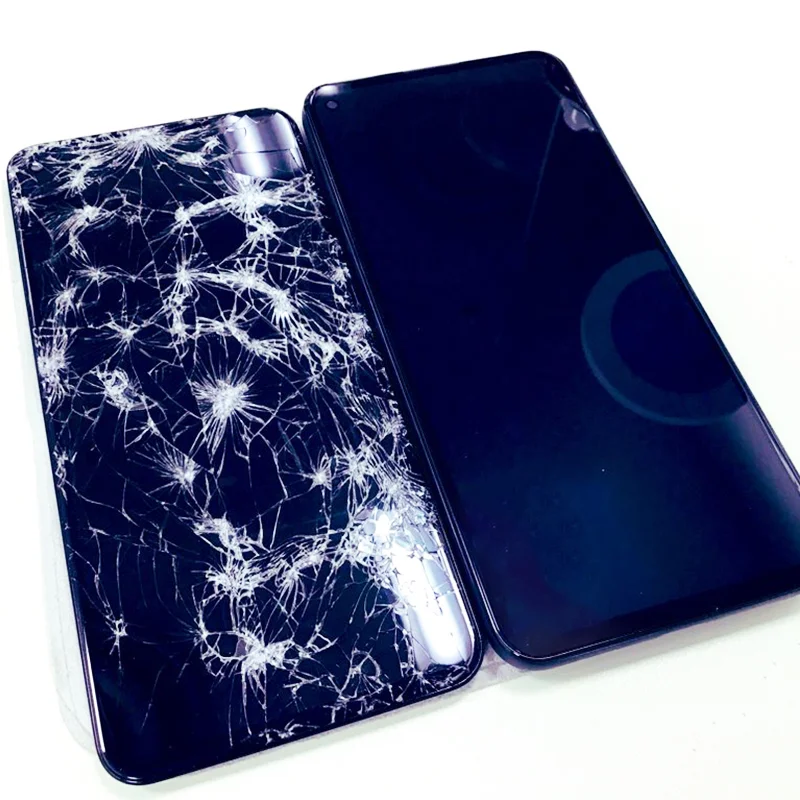 Google Pixel 4a 画面割れ修理 — 修理の様子