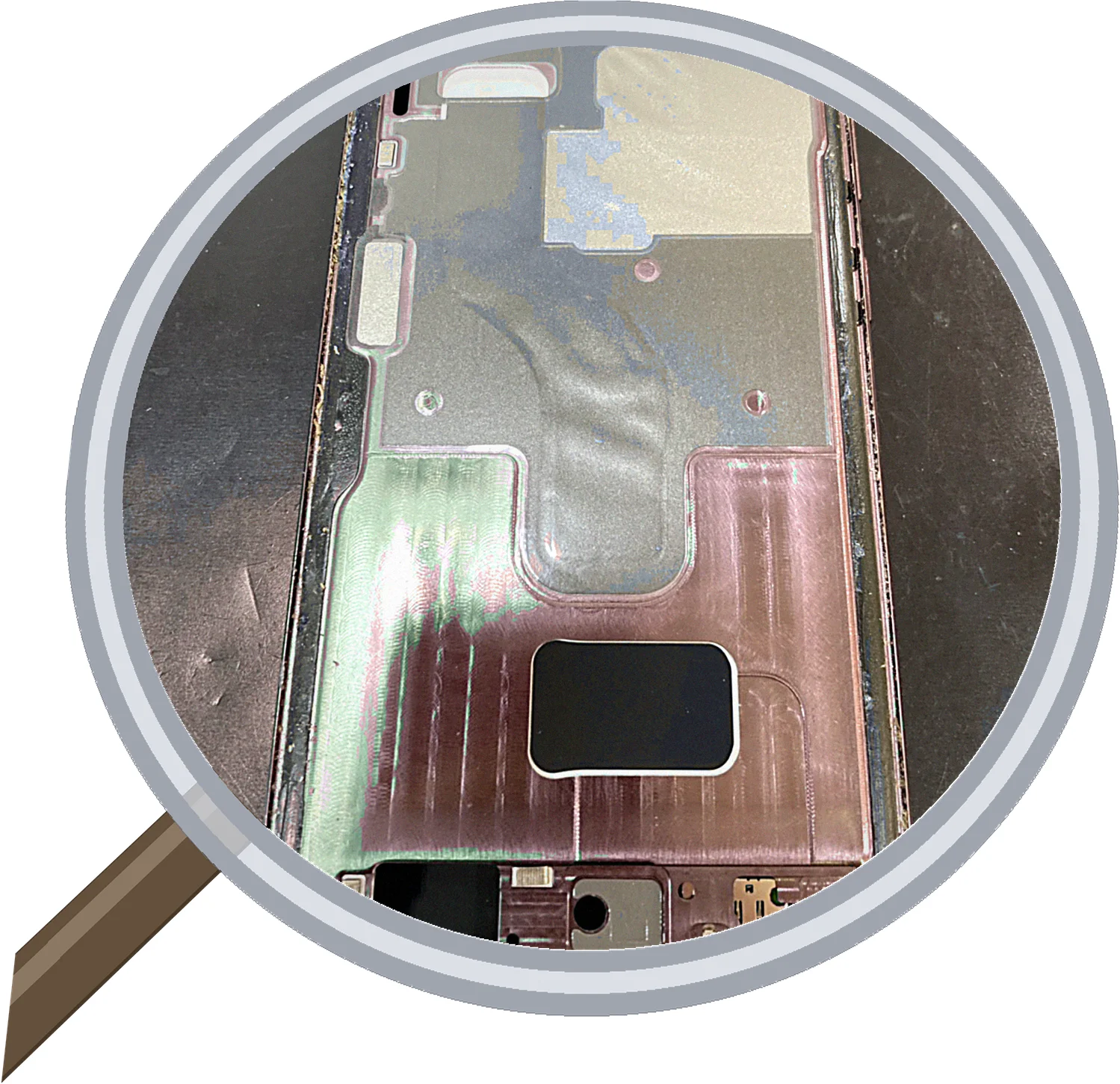 【当日修理対応】Samsung Galaxy S22 画面割れ修理 -大阪・梅田- — 修理の様子