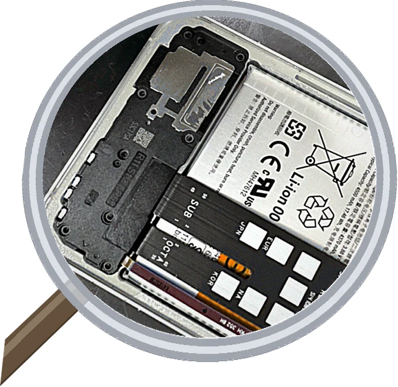 【当日修理対応】Samsung Galaxy S23 画面割れ修理 -大阪- — 修理の様子