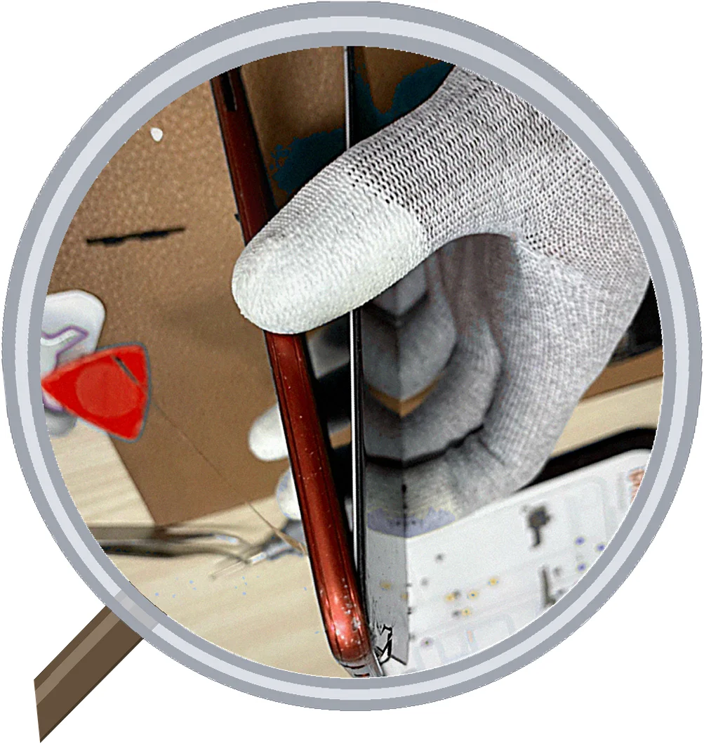 HUAWEI P20Proの液晶画面交換修理について — 修理の様子