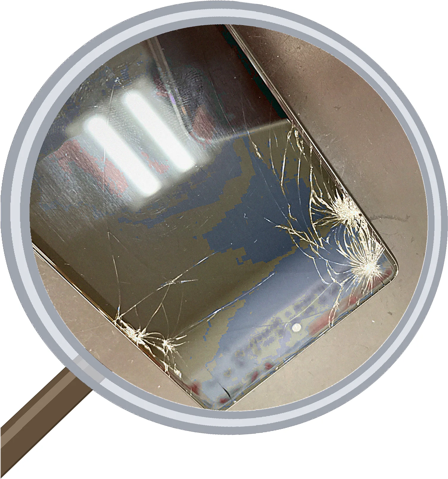 Pixel 7a液晶割れ修理　地面への落下で画面が映らなくなったケース — 修理の様子