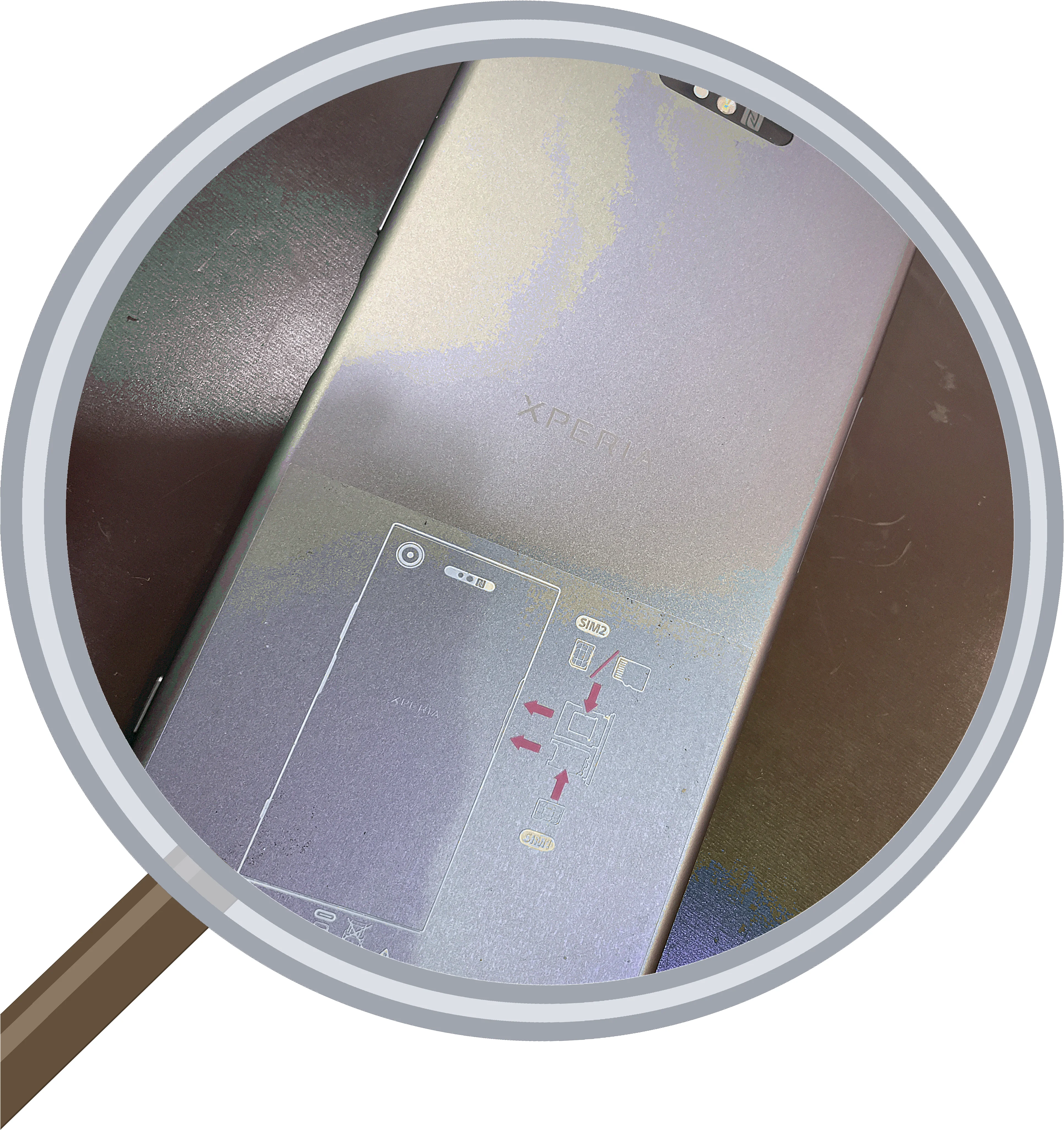 Xperia XZのバッテリー膨張が原因？電源が急に入らなくなった修理レポート — 修理の様子