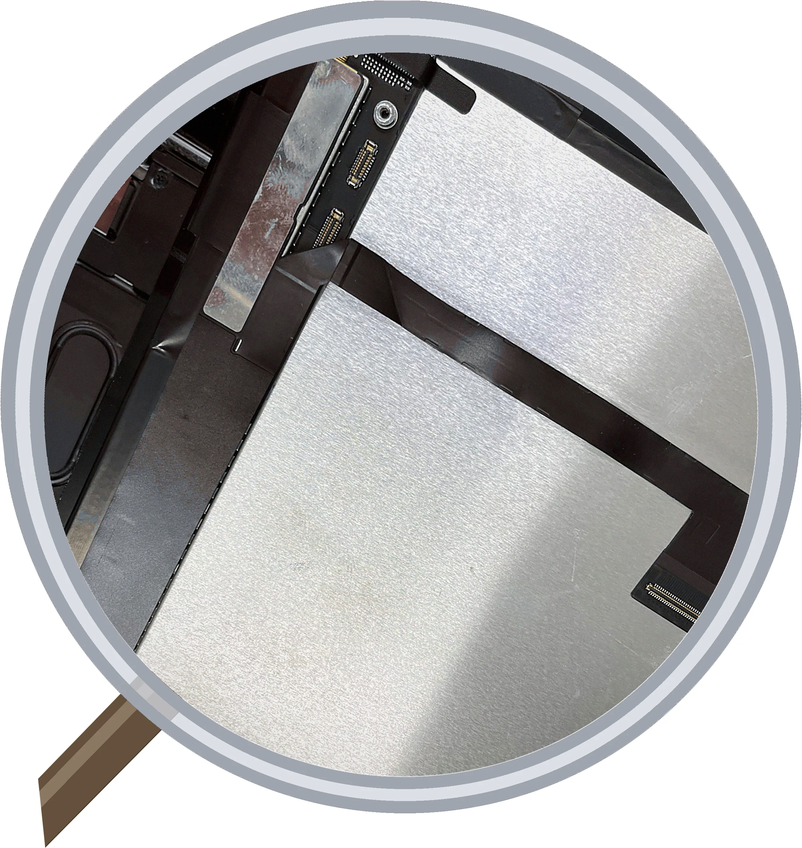 iPad Pro 11インチ（A1980/A2013/A1934）の画面割れ修理 — ゴーストタッチ — 修理の様子