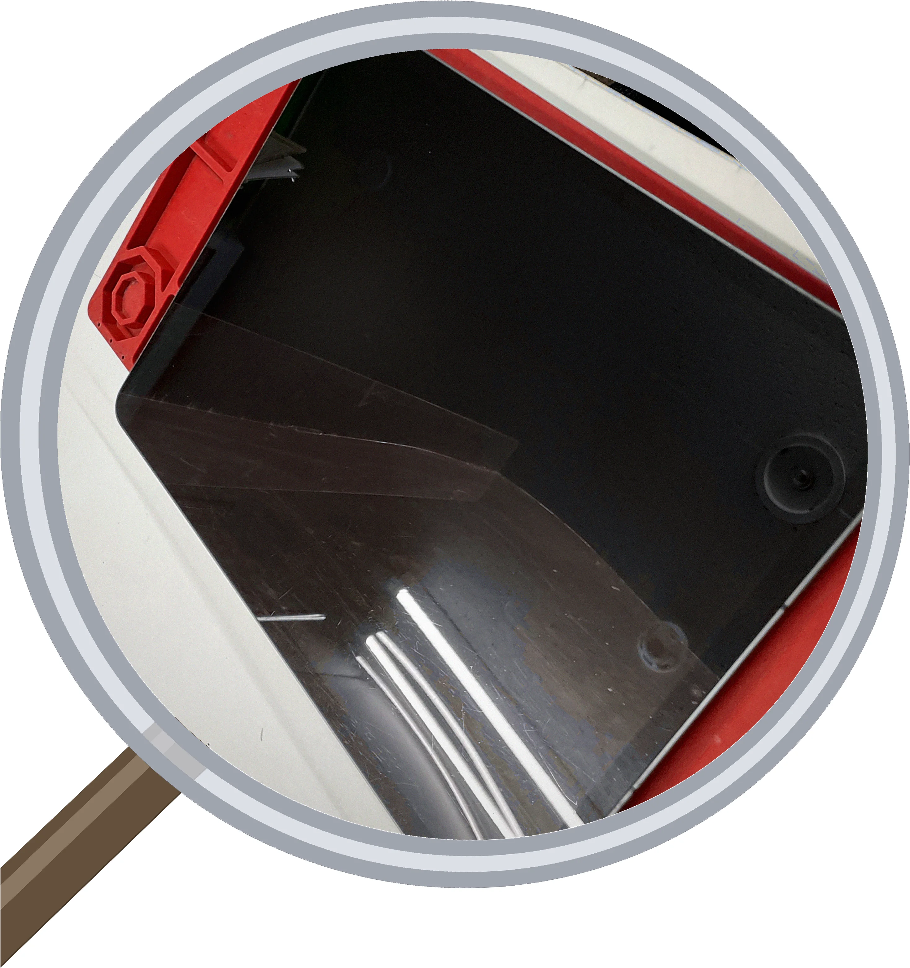 iPad9のガラス割れ、1時間半で修理完了！タッチセンサー交換で即日対応 — 修理の様子