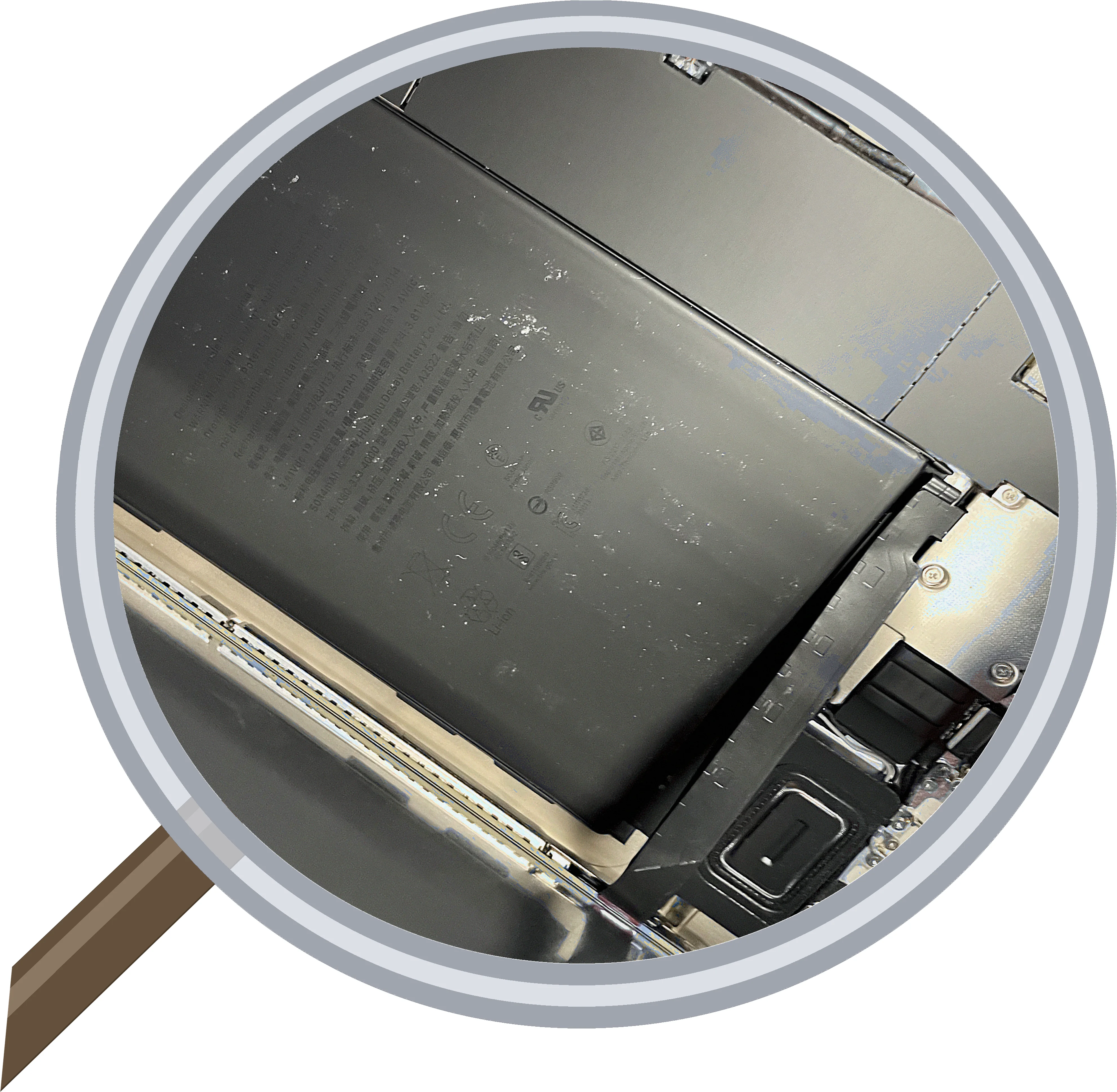 iPad mini battery 修理事例