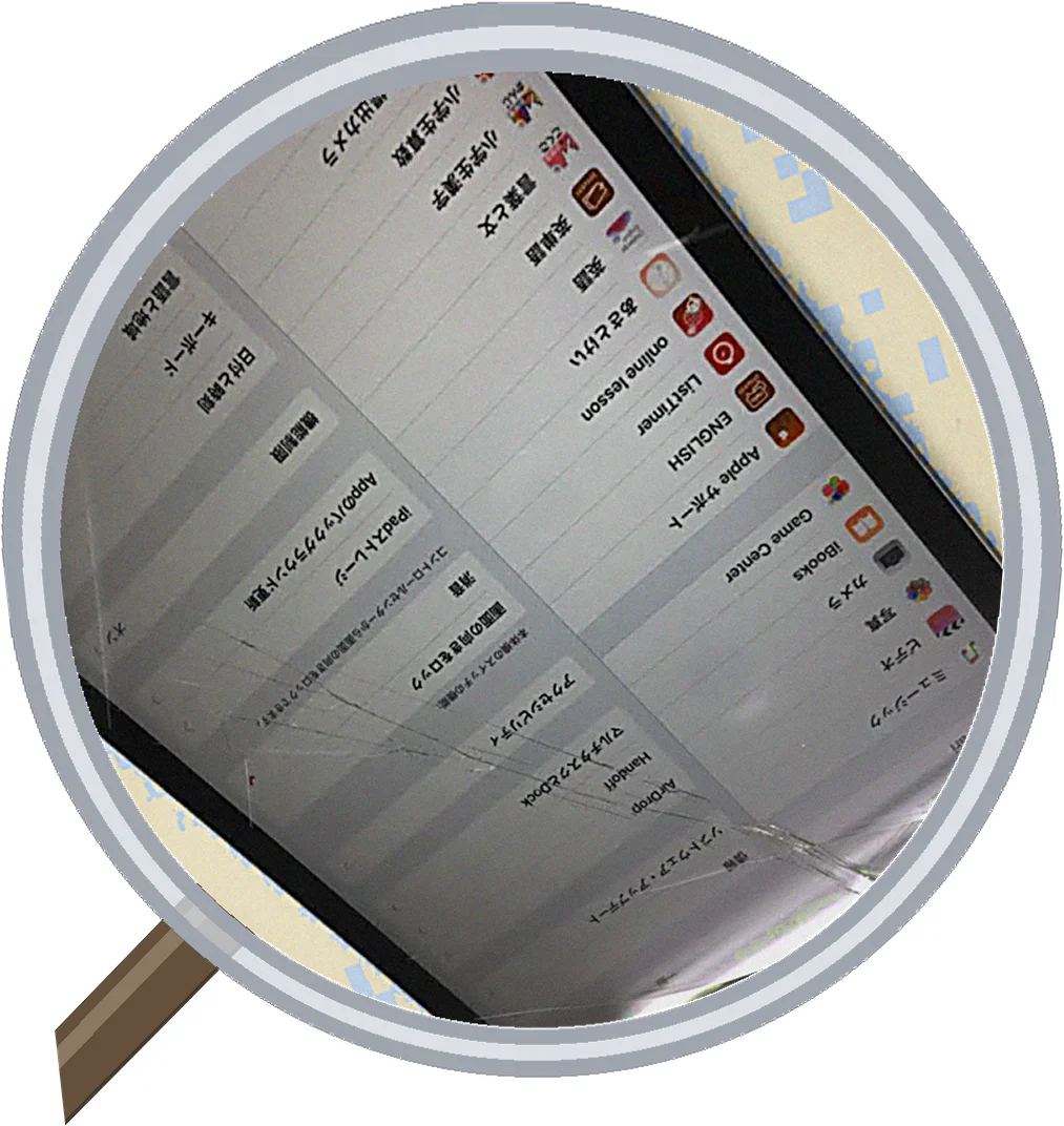 iPad mini 6 液晶に縦線——画面交換修理|大阪・松屋町スマエキ