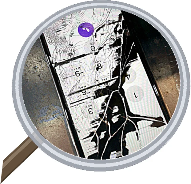 iPhone 11の画面が映らず操作不能でも直せます — 修理の様子