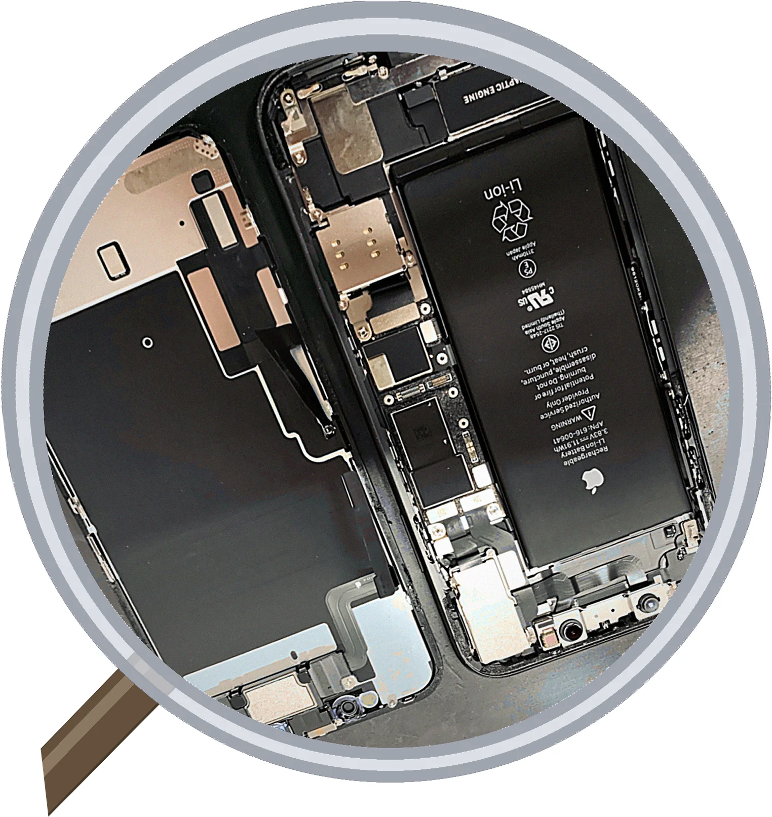 iPhone 11 screen-crack 修理事例