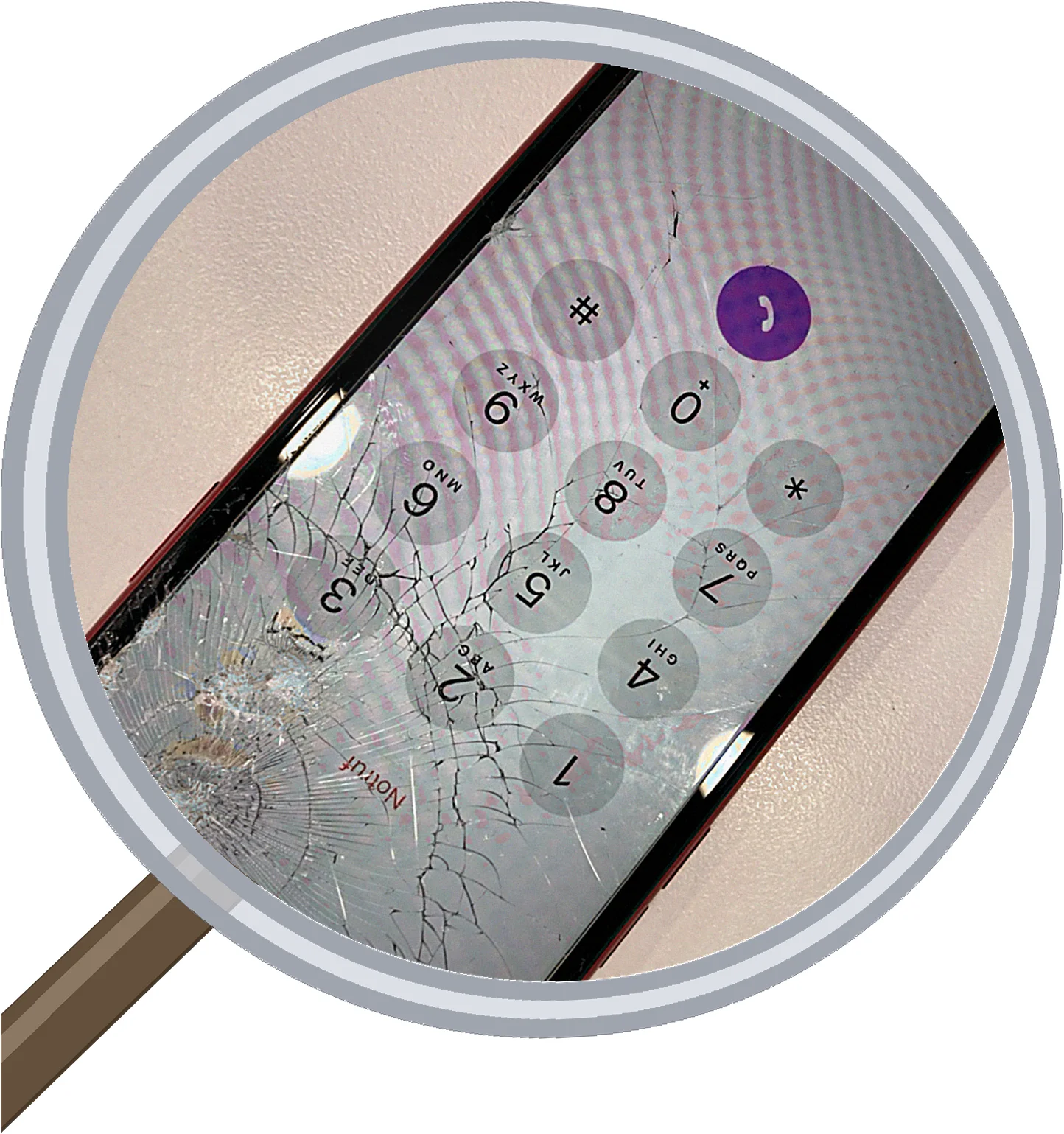 iPhone 11 screen-crack 修理事例