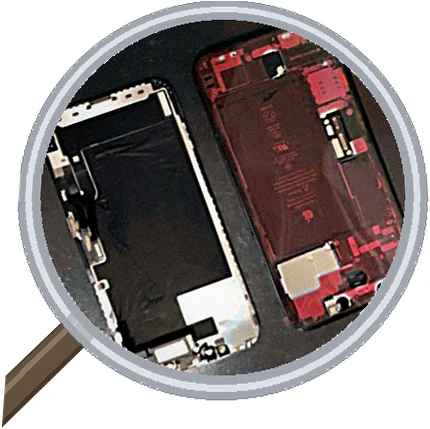 iPhone 12 Pro screen-crack 修理事例