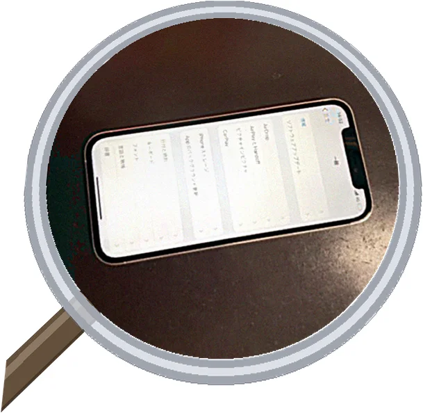 iPhone 12 Pro screen-crack 修理事例