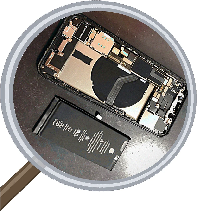 iPhone 12 mini battery 修理事例
