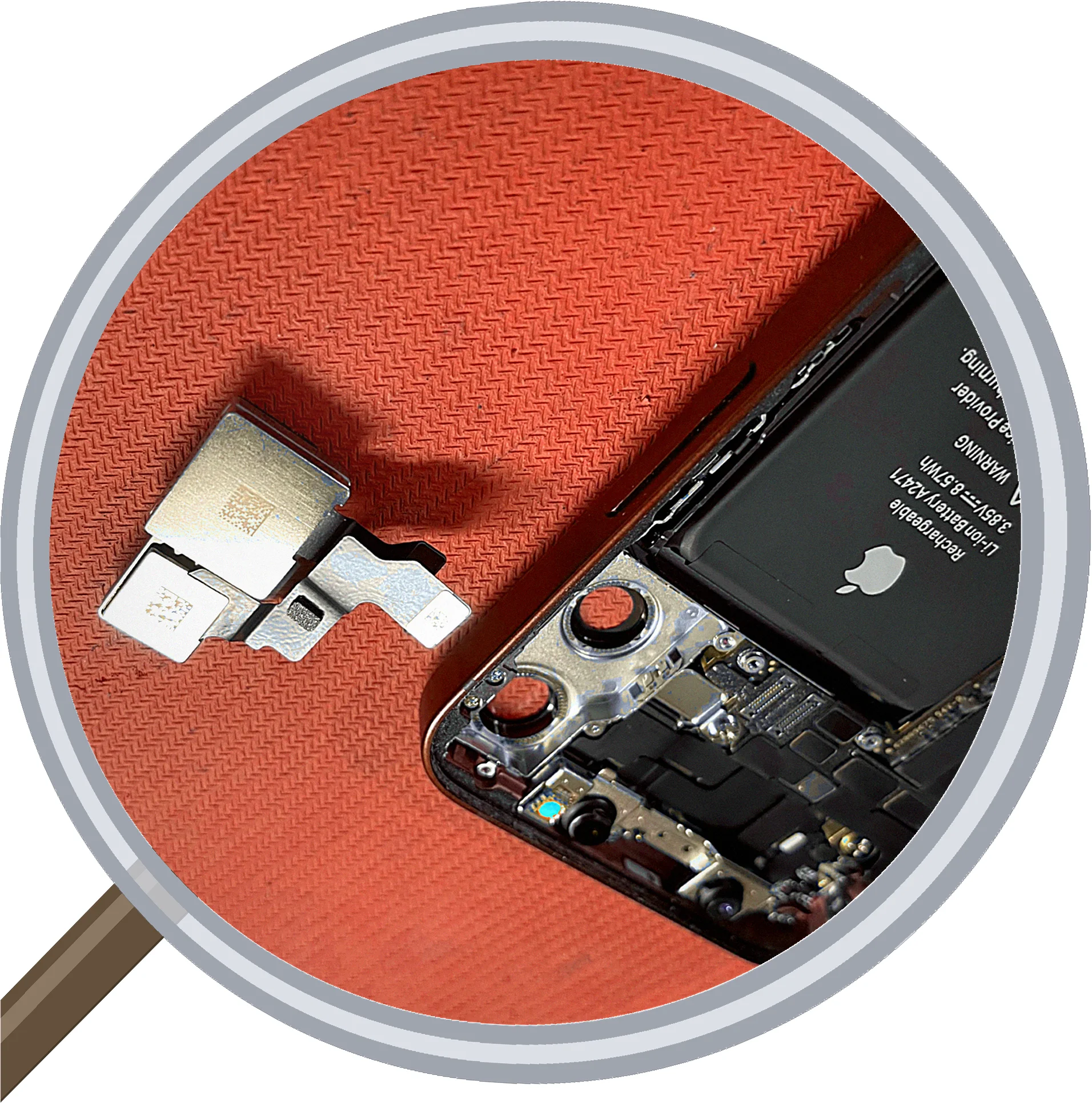 iPhone 12 mini カメラボヤけ修理事例｜大阪・松屋町のスマエキ