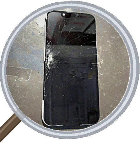 iPhone 12 miniの画面修理事例【キャッシュレスリペア利用】 — 修理の様子