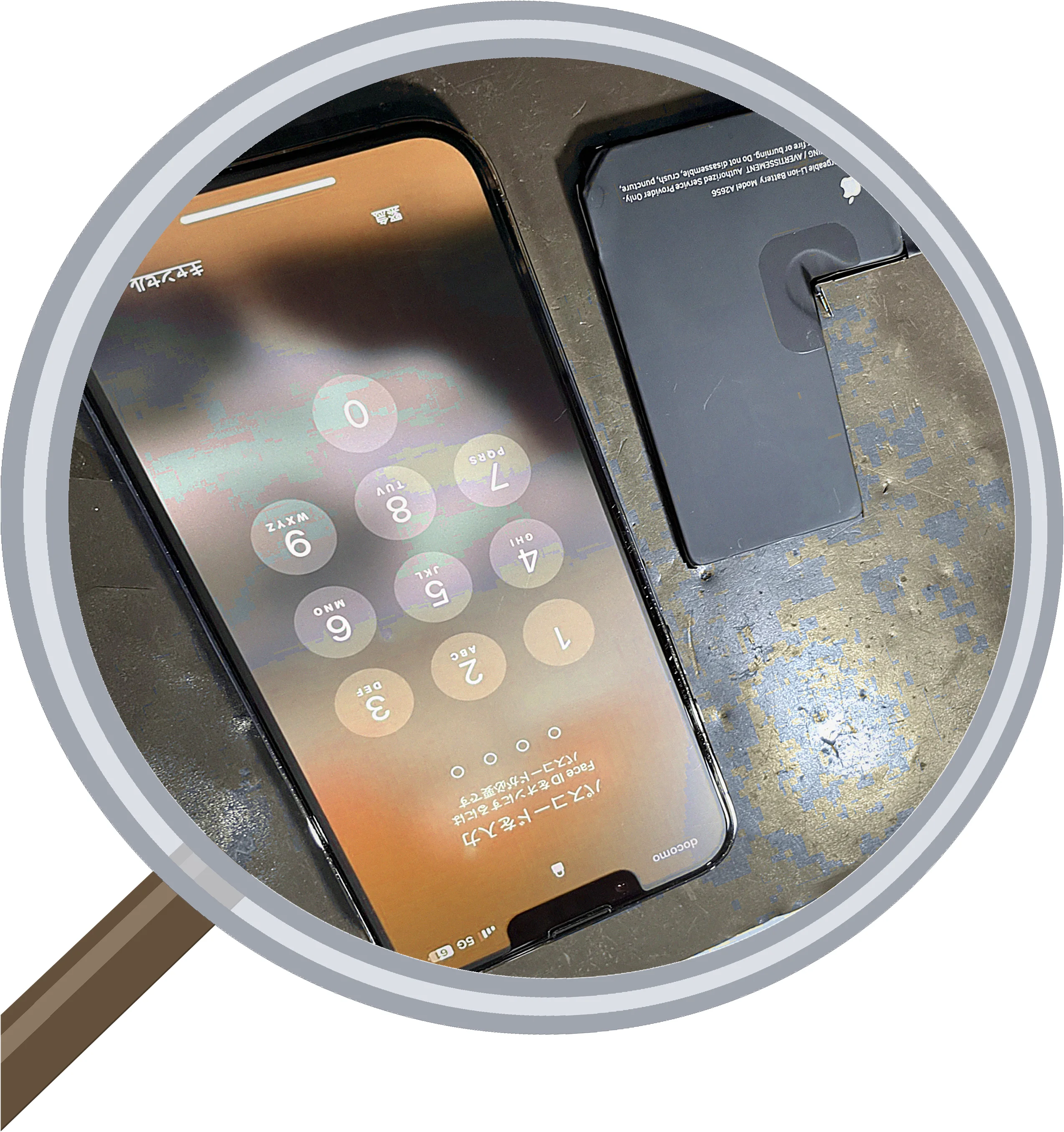 iPhone 13 Pro battery 修理事例