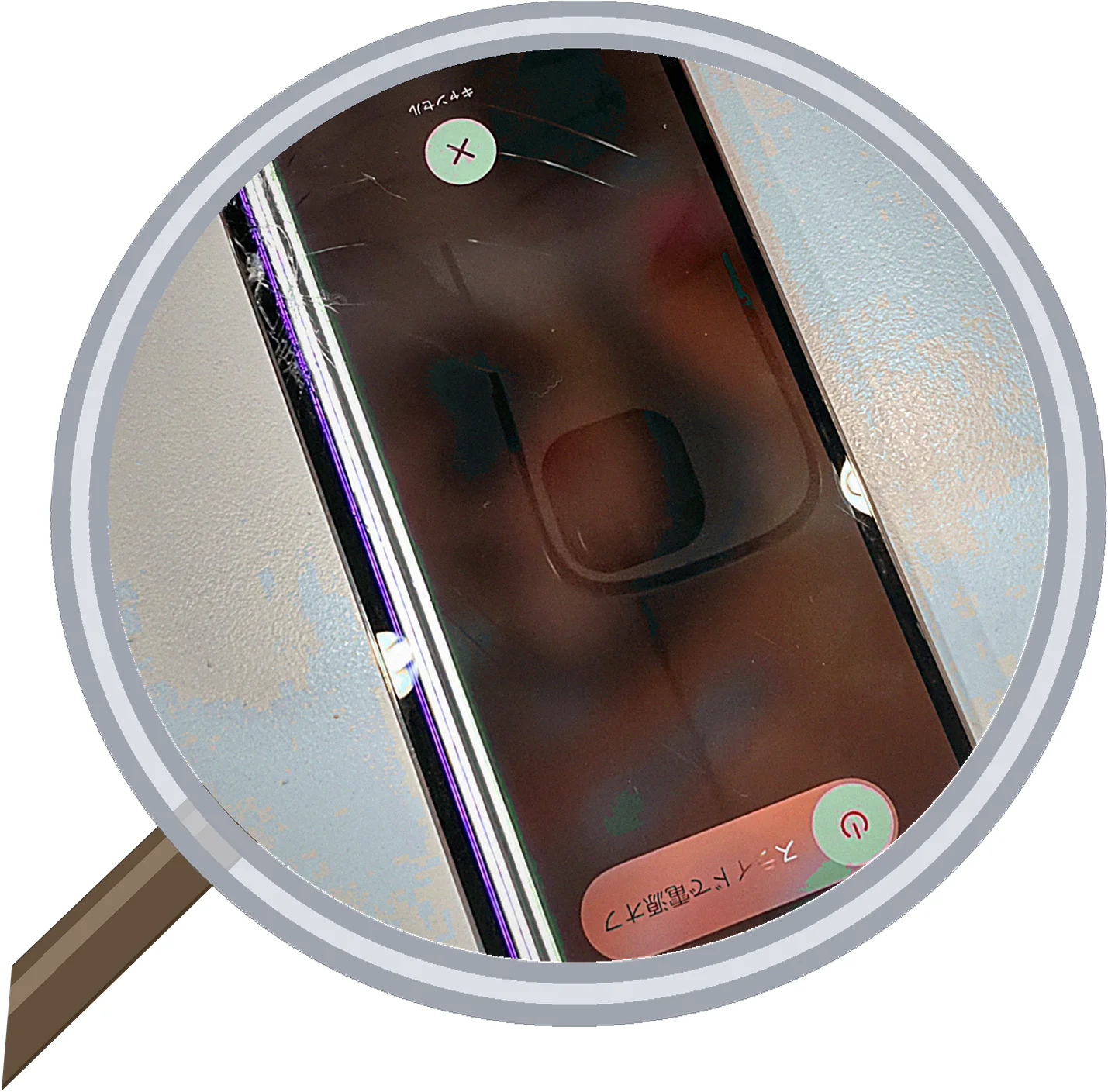 iPhone 13 Pro screen-crack 修理事例