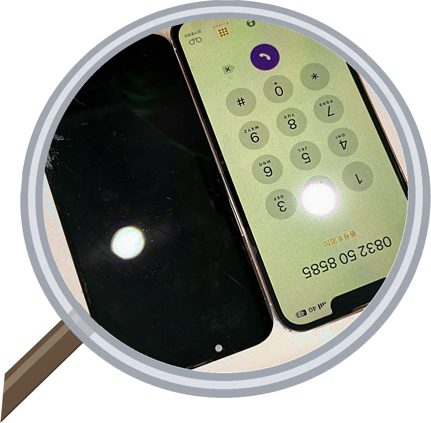 iPhone 13 Pro screen-crack 修理事例
