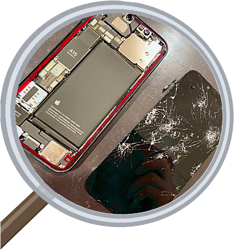 iPhone 13 screen-crack 修理事例