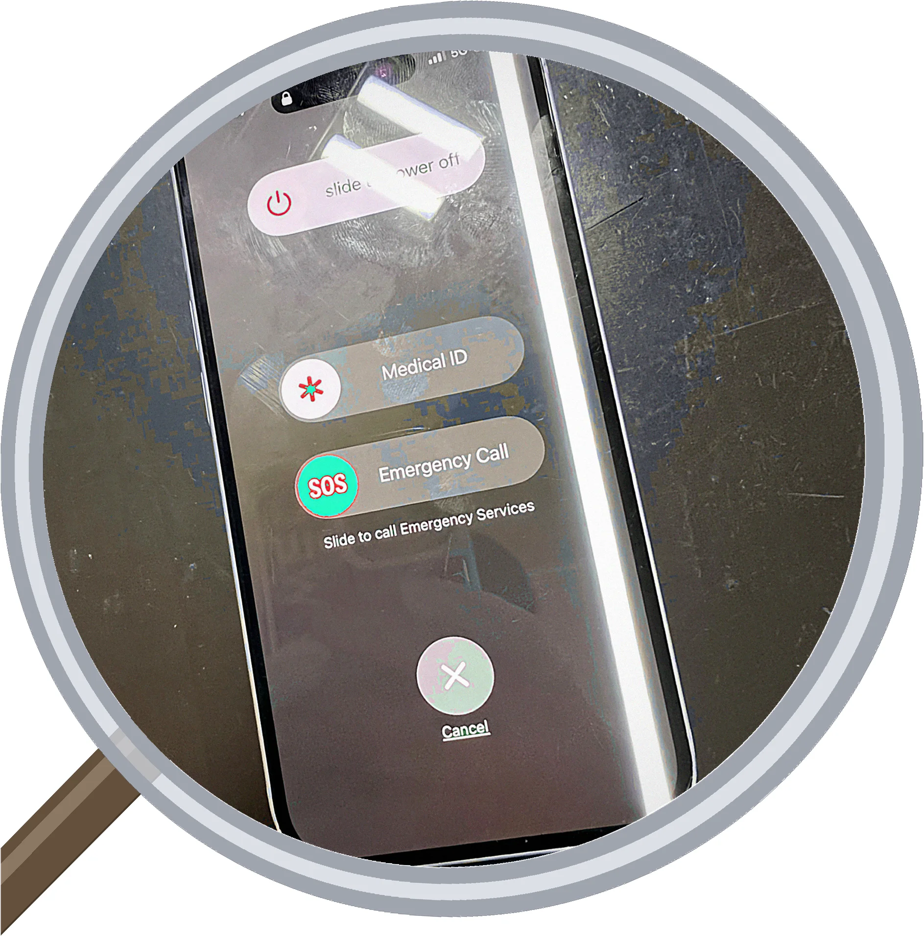 iPhone 15 画面割れで全面が映らない｜即日修理 大阪松屋町スマエキ — 修理の様子