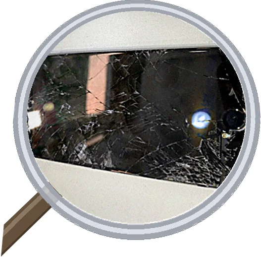 iPhone 6 Plus screen-crack 修理事例