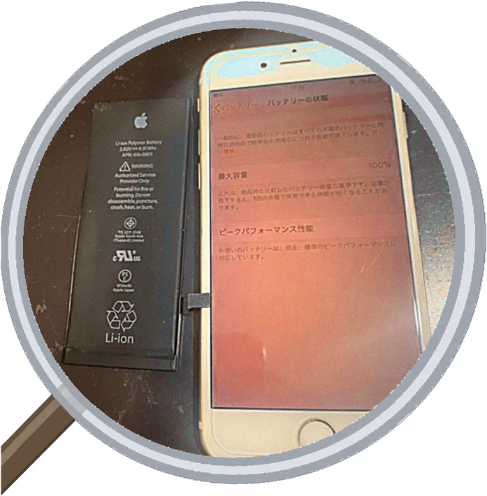 iPhone 6 battery 修理事例