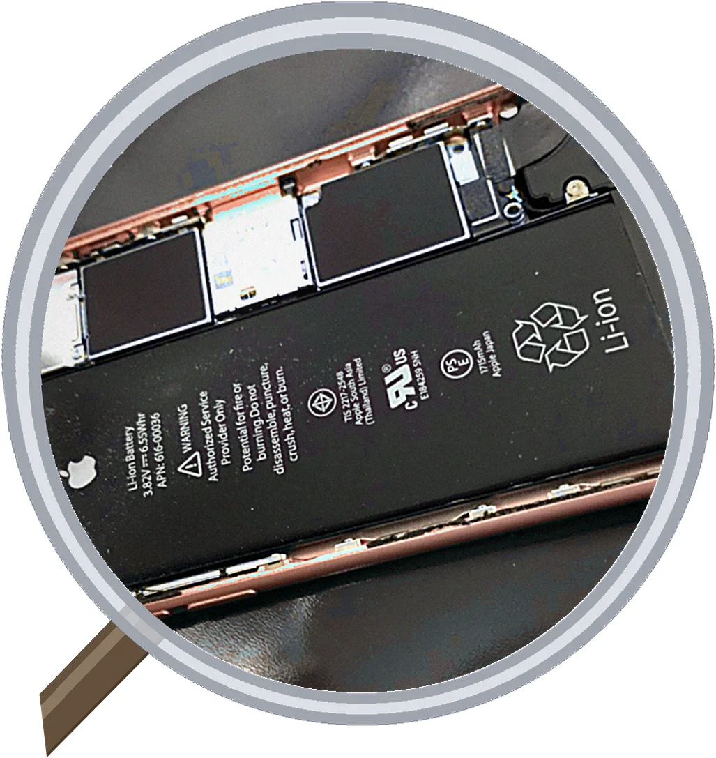iPhone 6 battery 修理事例