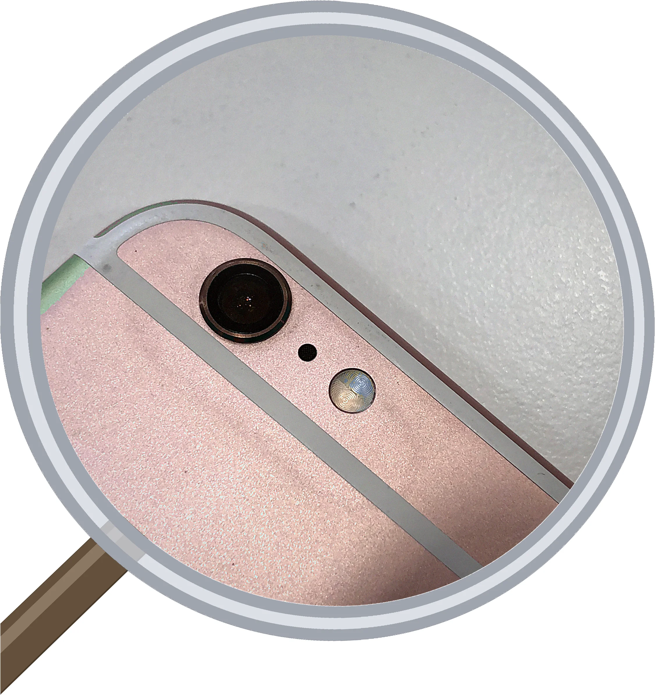 外付けのカメラで、iPhone6でも 4K動画の撮影に対応！ — 修理の様子