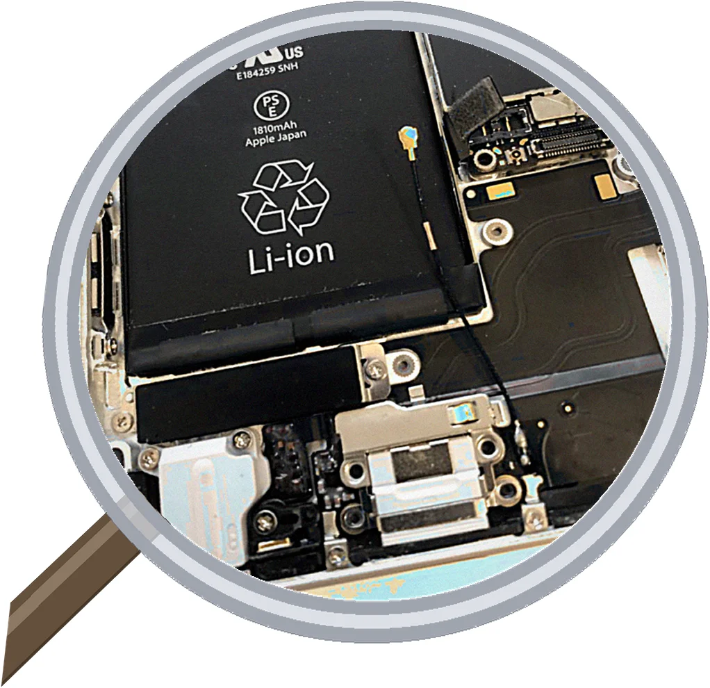 iPhone 6の通話で相手に声が届きにくい場合の解決方法 — 修理の様子